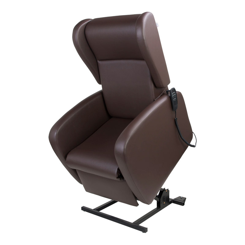 Sillón levantapersonas Exótico Sillón levantapersonas Exótico marrón con sistema elevador y mando lateral