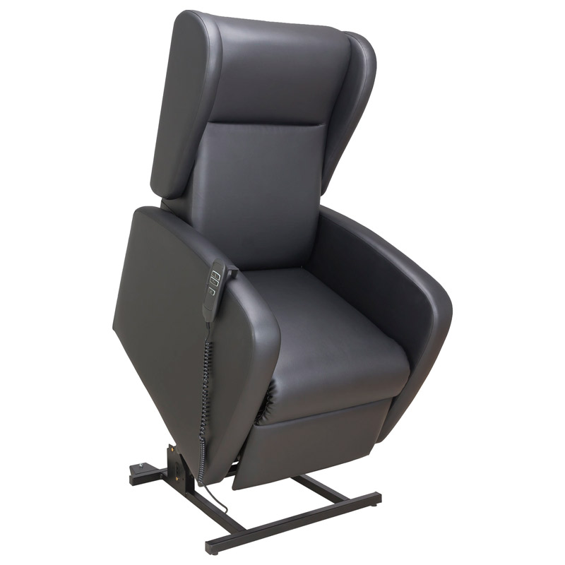 Sillón levantapersonas Exótico Sillón levantapersonas Exótico en negro con base elevadora visible