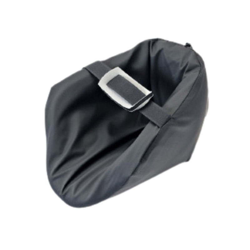 Talonera antiescaras Triplecare Cubierta negra con correa de velcro para talonera antiescaras TripleCare