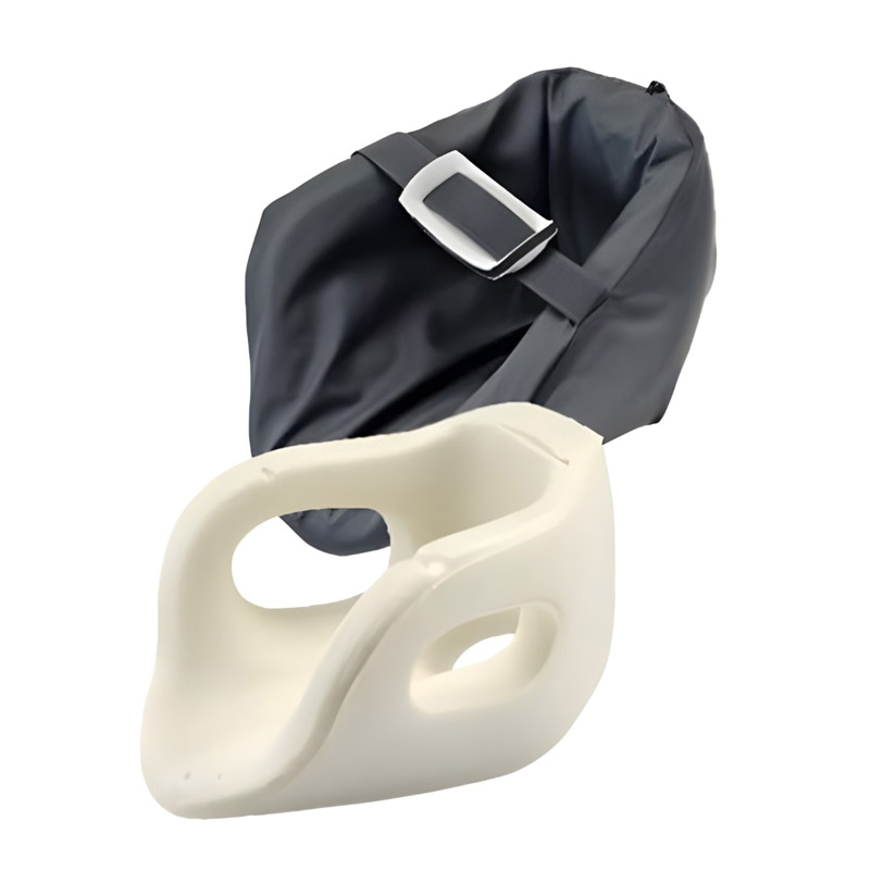 Talonera antiescaras Triplecare Conjunto de talonera antiescaras TripleCare con funda negra y núcleo viscoelástico