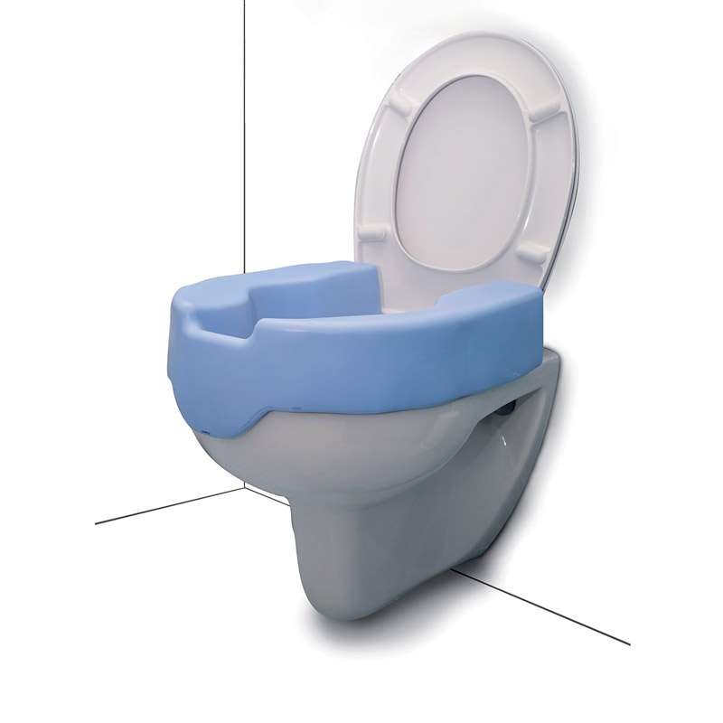 Elevador de WC Duo RP440 Asiento elevador WC blando Duo RP440 colocado sobre un inodoro