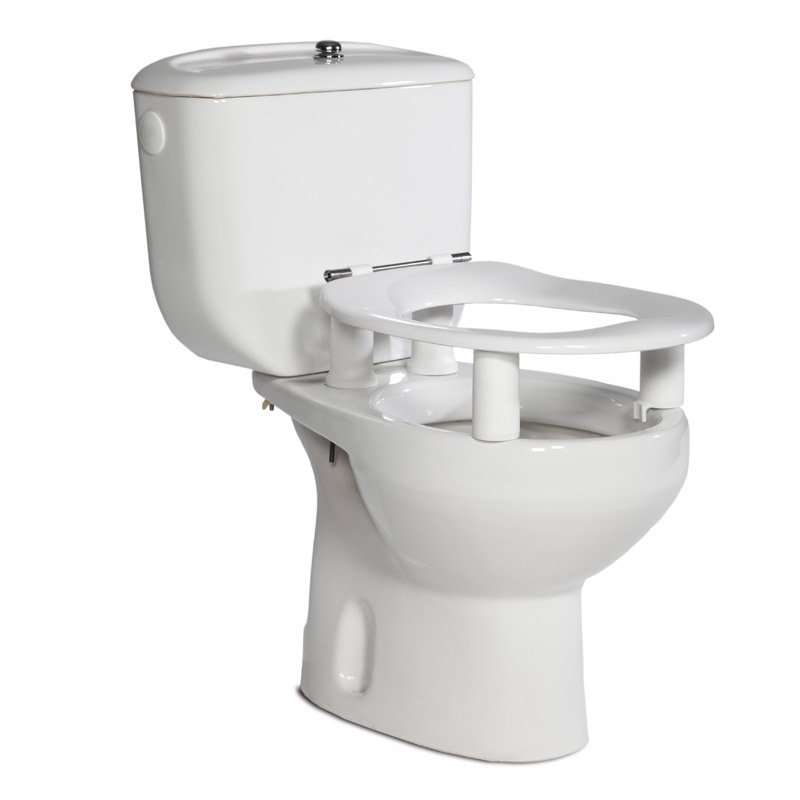 Elevador para WC Dania Elevador para WC Dania sin tapa colocado sobre el inodoro